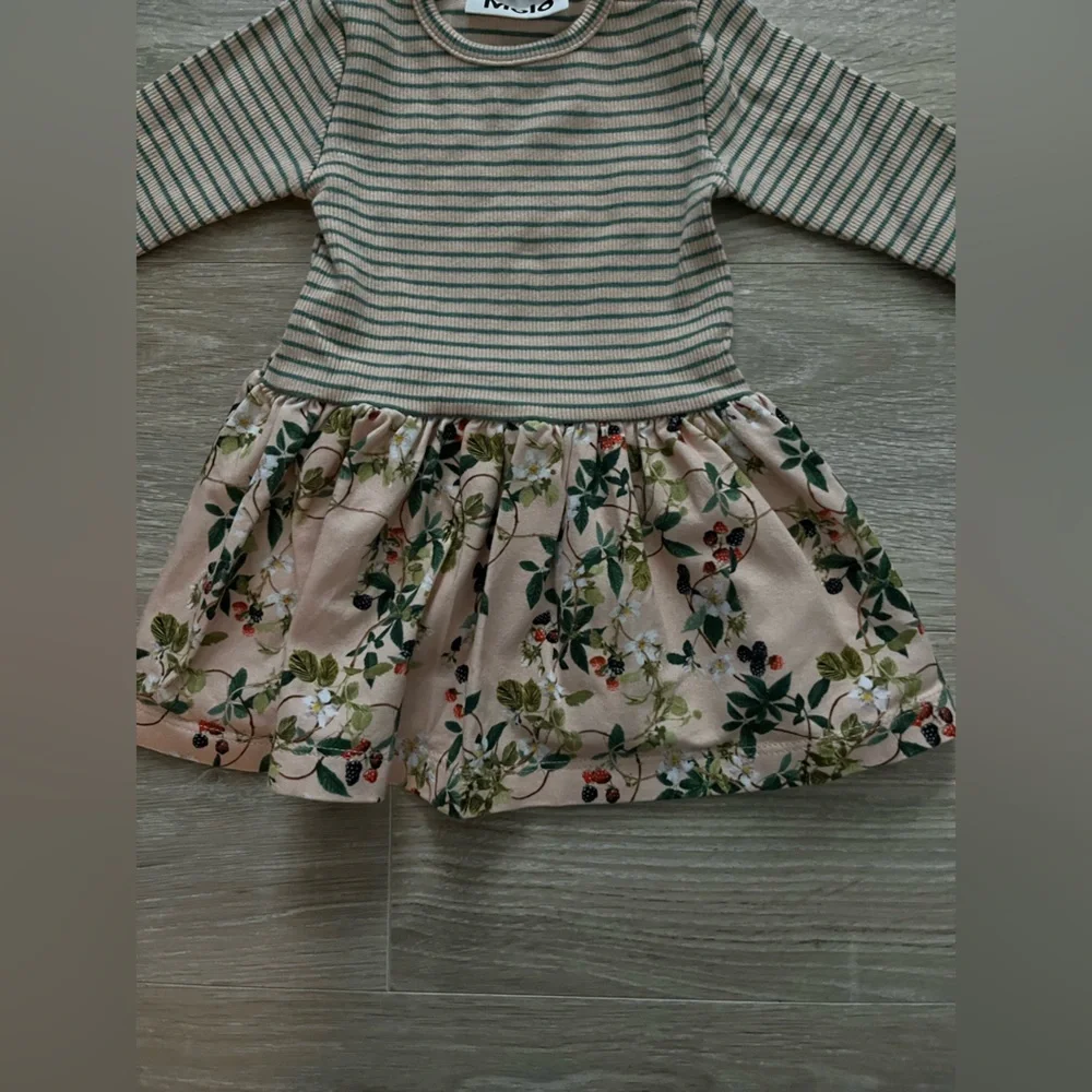 Molo Baby Carel Bramble Rose Long Sleeve Dress - Size 6m (68) - Picture 4 of 7
